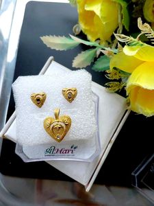 Sri Hari Heart Jewelry Set