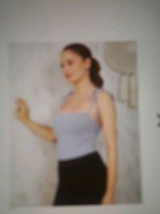 Ribbed Tie-Strap Tank Top