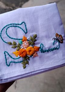 S Letter Hanky
