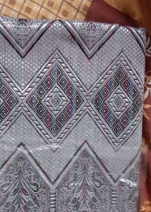 Silver Patterned bedsheet