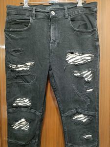 Men Zara Ribbed Jeans