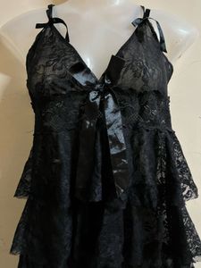 Black Lace Babydoll Lingerie