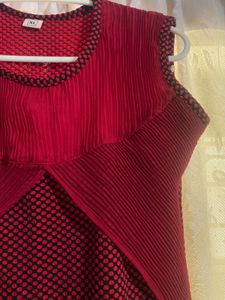 Sleeveless Structured Top