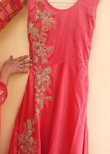 Pink Padded Gown