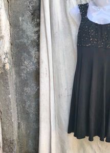 199. Black Sequin Dress