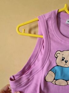 Back Cut Out Teddy Top