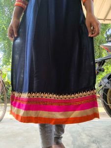 Elegant Embroidered Party Wear Kurta