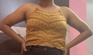 Trendy boho Halter Top