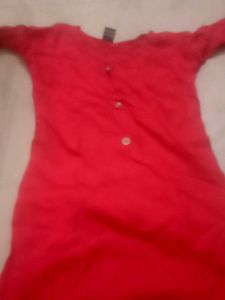 Red tunic top