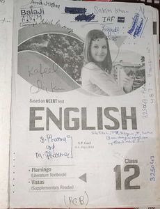 Shri Balaji English Literature Class 12th Book