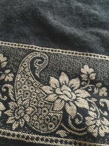 Elegant Black Shawl
