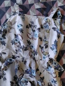 Floral Jumpsuit With Spaghetti Straps