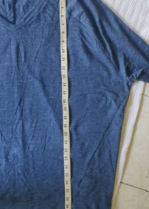 old navy Blue V-Neck Top