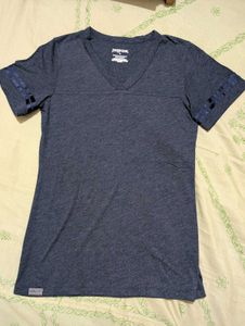 Navy V-Neck Tee
