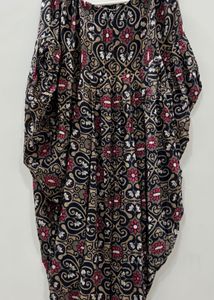 Black Thread Work Kurta with Salwar &amp; Dupatta