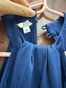 And Navy Blue Dress