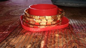 1gram Gold Plated Bangles