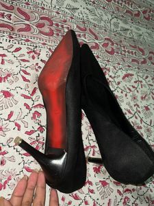 Black Pencil Heels