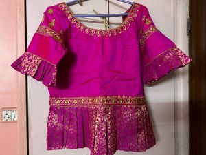 Beautiful Embellished Pink Lehenga Choli