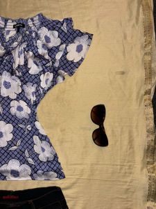 °❀⋆.ೃ࿔*:･y2k floral top °❀⋆.ೃ࿔*:･