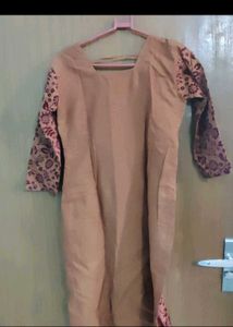 Velvet Design Kurti Set