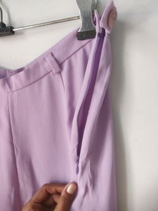 Lavender Wide Leg Trouser
