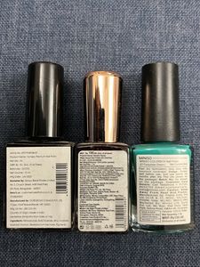 Miniso Nail polish - Set Of 3