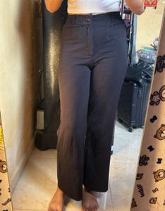 Black Wide Leg Trousers