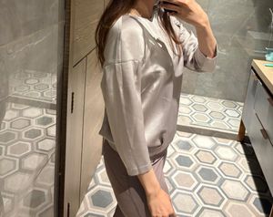 Silver Silk Blouse