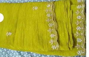 Elegant Yellow Saree