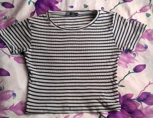 ZARA Check Lines TOP