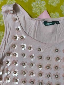 Pink Embellished Top