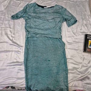 Party Wear Dress With Front Slit