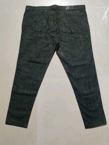 Cotton Dark Grey XXL Size Trouser Pants
