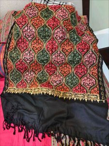 Elegant Embroidered Shawl cum duptta-