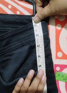 Men Casual Black Straight Fit Jeans