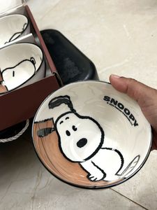 Snoopy Ceramic Bowls - Set of 4