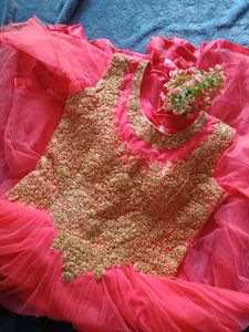 ❗❗LOWEST PRICE - Heavy Worked Long Wedding Frock
