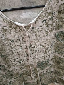 Embroidered Floral Top