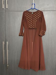 Brown Kurta Set