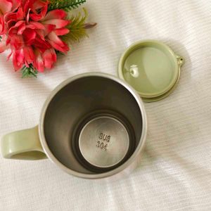 Dubblin - Peach Olive Metal Mug
