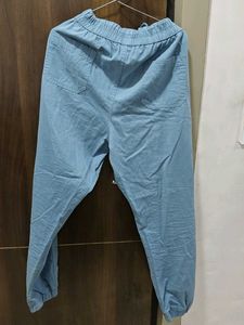 Blue Casual Joggers