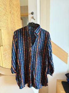 Striped Button-Down Shirt