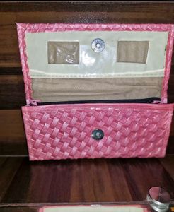 Pink Colour Wallet For Girls