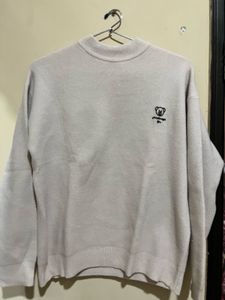 Cute Bear Embroidered Sweater