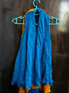 Blue Ethnic Top with Beads
