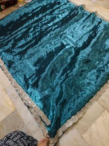 Soft Organza Saree With Blouse Piece Embellished
