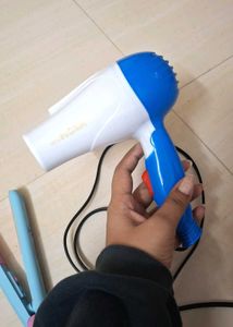 Mini Hair Straightener And Dryer