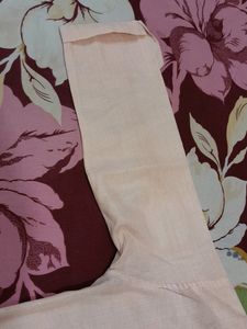 Light Peach Cotton Kurta