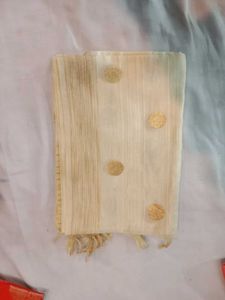 Pink Dupatta with Gold Dots